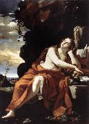Simon Vouet St Mary Magdalene oil